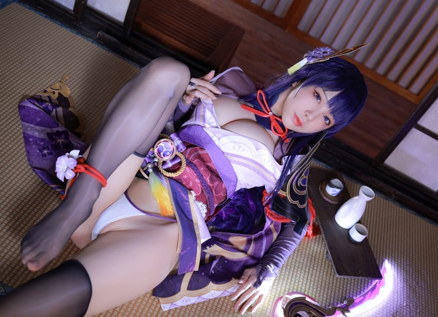 水淼aqua –NO.104 雷电将军[130P/149MB]